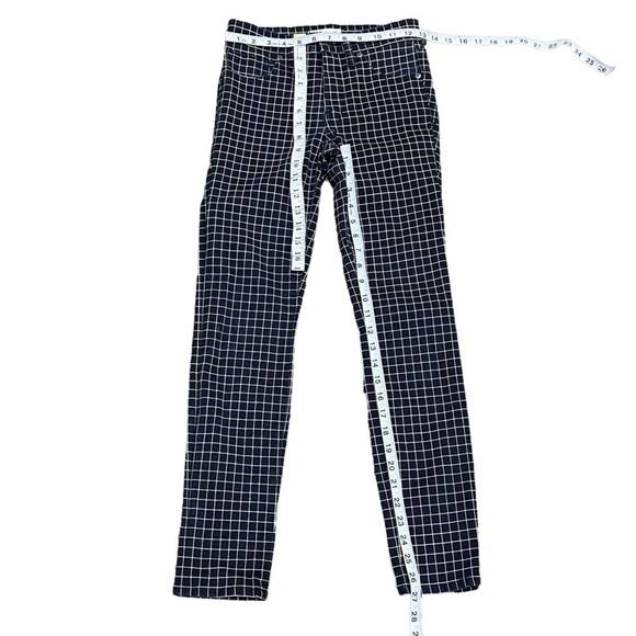 Madewell 9" High Rise Skinny Windowpane Plaid Jeans Size 24 Women’s - Picture 5 of 6